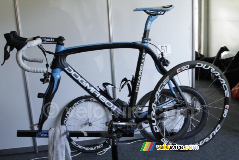 De fiets van Michael Rogers (Team Sky)