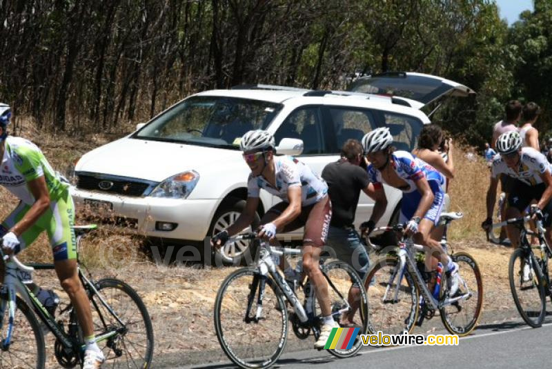 Blel Kadri (AG2R La Mondiale) & Addy Engels (Quick Step)