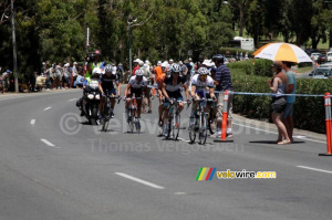 Luke Durbridge (UniSA-Australia), Stuart O'Grady (Leopard-Trek), Dimitri Champion (AG2R La Mondiale) & Matthew Wilson (Garmin-Cervélo) (710x)