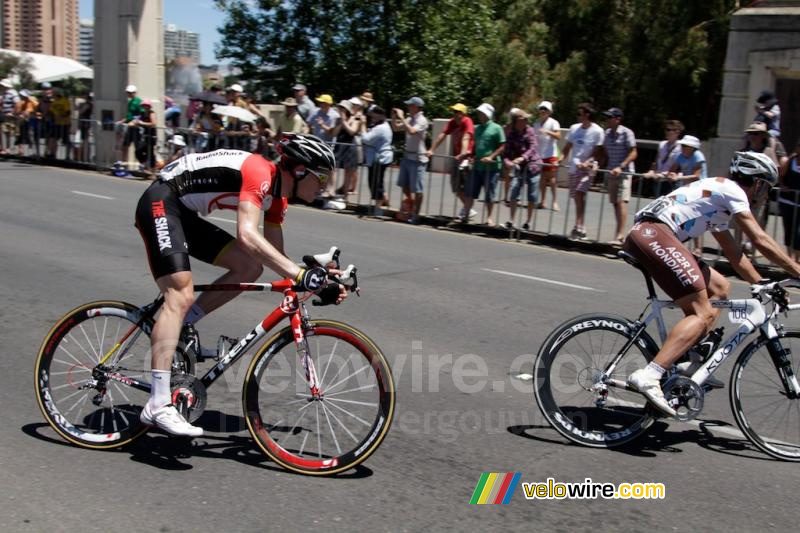 Ben Hermans (Team Radioshack) & Blel Kadri (AG2R La Mondiale)