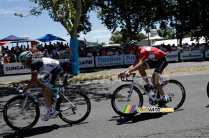 Stuart O'Grady (Leopard-Trek) & Nicki Sörensen (Saxo Bank-Sungard) (766x)