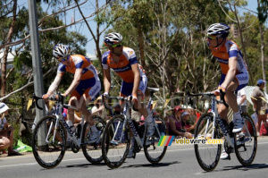 Pieter Weening, Tom Leezer & Coen Vermeltfoort (Rabobank) (548x)