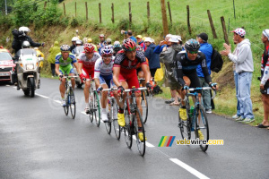 Marcus Burghardt (BMC Racing Team), Edvald Boasson Hagen (Team Sky), Alexandr Kolobnev (Katusha Team), Rémi Pauriol (Cofidis) & Kristjan Koren (Liquigas) (409x)