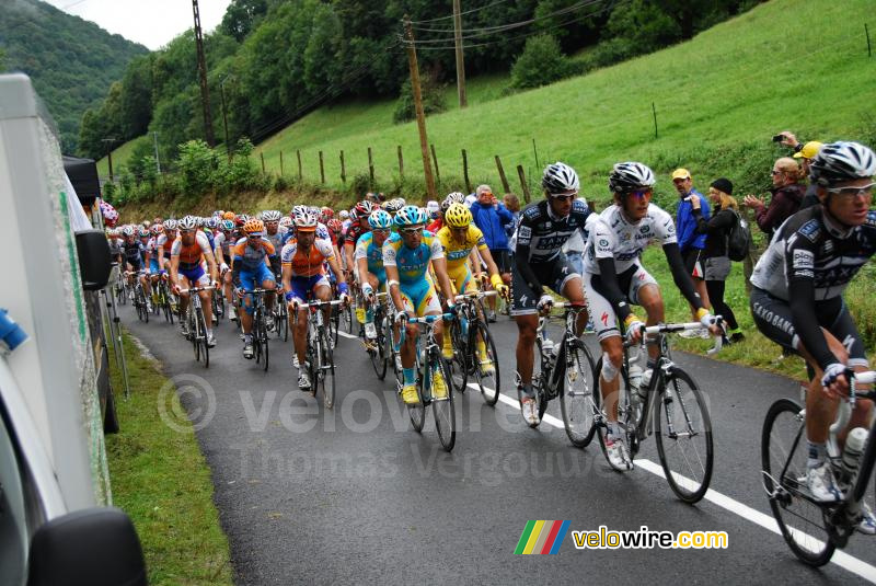 Andy Schleck (Saxo Bank) & Alberto Contador (Astana)