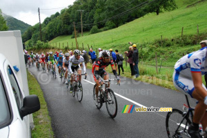 Cadel Evans (BMC Racing Team) & Mathieu Perget (Caisse d'Epargne) (432x)
