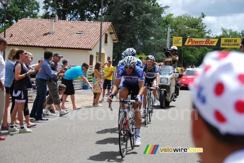 Jrme Pineau (Quick Step) & Matti Breschel (Saxo Bank)