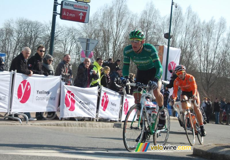 Damien Gaudin (Europcar Team) & Gorka Izagirre (Euskaltel-Euskadi)