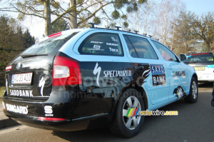 La voiture Saxo Bank-Sungard (1060x)