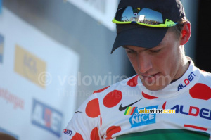 Damien Gaudin (Team Europcar) in the polka dot jersey (500x)