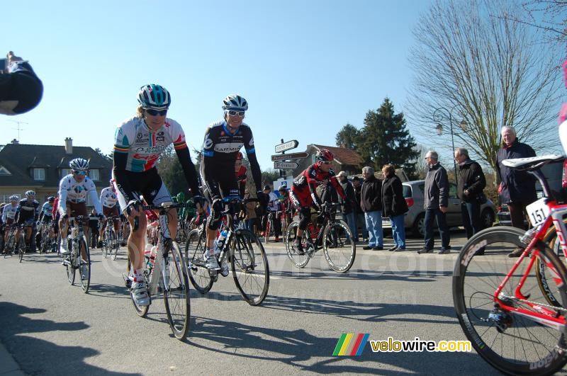 Jurgen Roelandts (Omega Pharma-Lotto) & Johan van Summeren (Garmin-Cervélo)