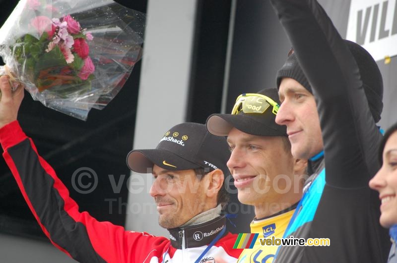 Le podium de Paris-Nice 2011 : Andreas Klöden, Tony Martin & Bradley Wiggins (3)