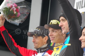 Le podium de Paris-Nice 2011 : Andreas Klöden, Tony Martin & Bradley Wiggins (3) (555x)