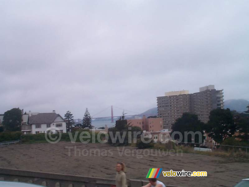 [San Francisco] - The Golden Gate Bridge in the background