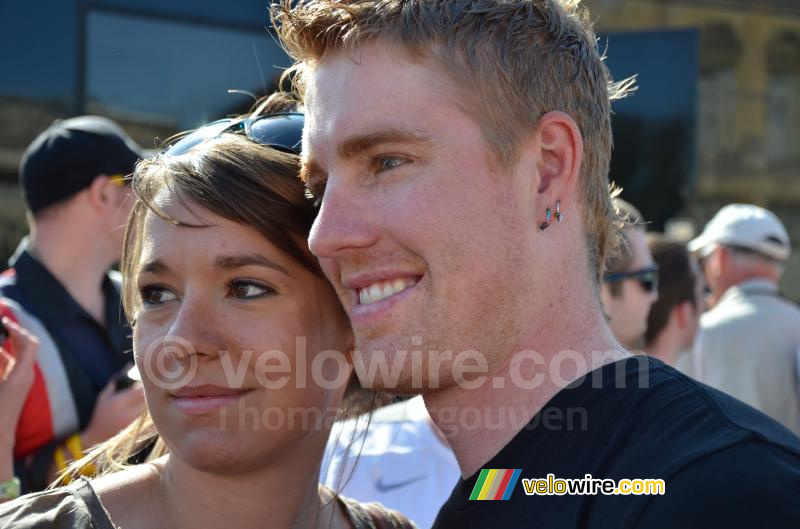 Tyler Farrar (Team Garmin-Cervlo)'s nieuwe vriendin?