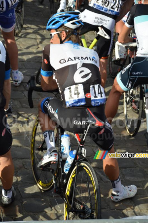 Heinrich Haussler (Garmin-Cervélo) before the start (453x)