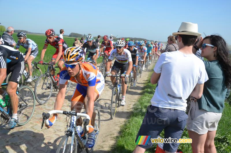 Alessandro Ballan, Fabian Cancellara & Thor Hushovd