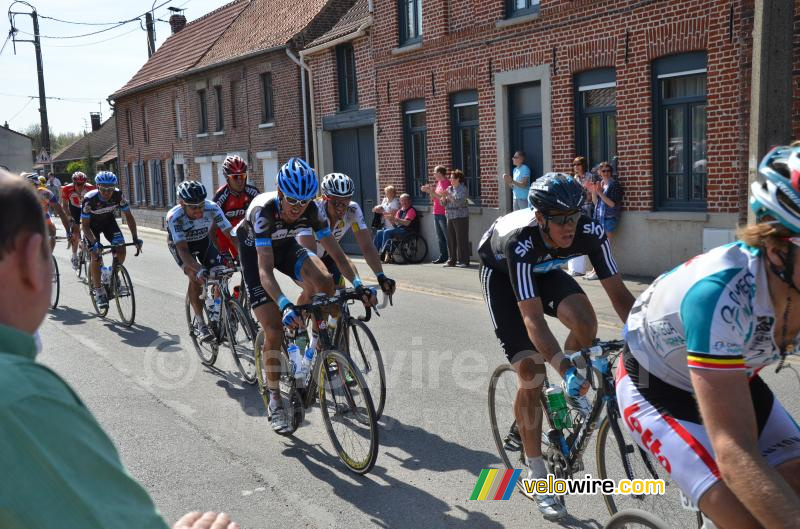 Johan van Summeren (Garmin-Cervlo) op weg naar de overwinning