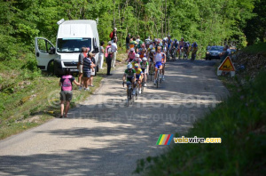 Le peloton au Col des Fosses (337x)