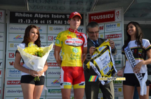 Gaëtan Bille (Wallonie-Bruxelles-Crédit Agricole), vainqueur sur le podium (381x)