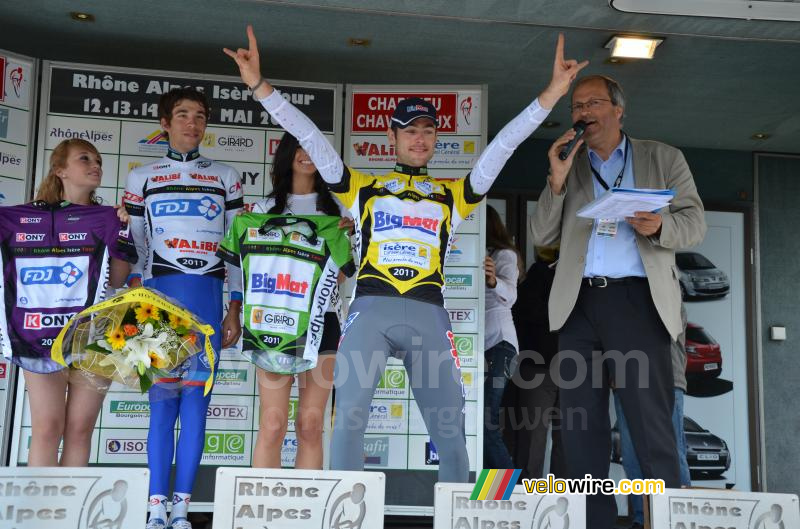 Sylvain Georges celebrates his victory