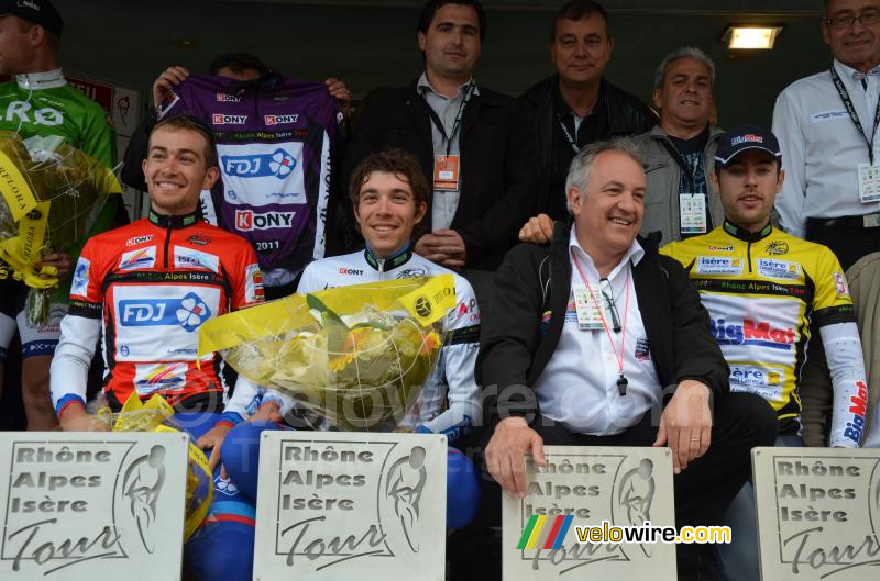 Jérémy Roy, Thibaut Pinot, Michel Baup & Sylvain Georges