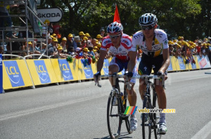 Tejay van Garderen (HTC-Highroad) & Denis Galimzyanov (Katusha Team) (468x)