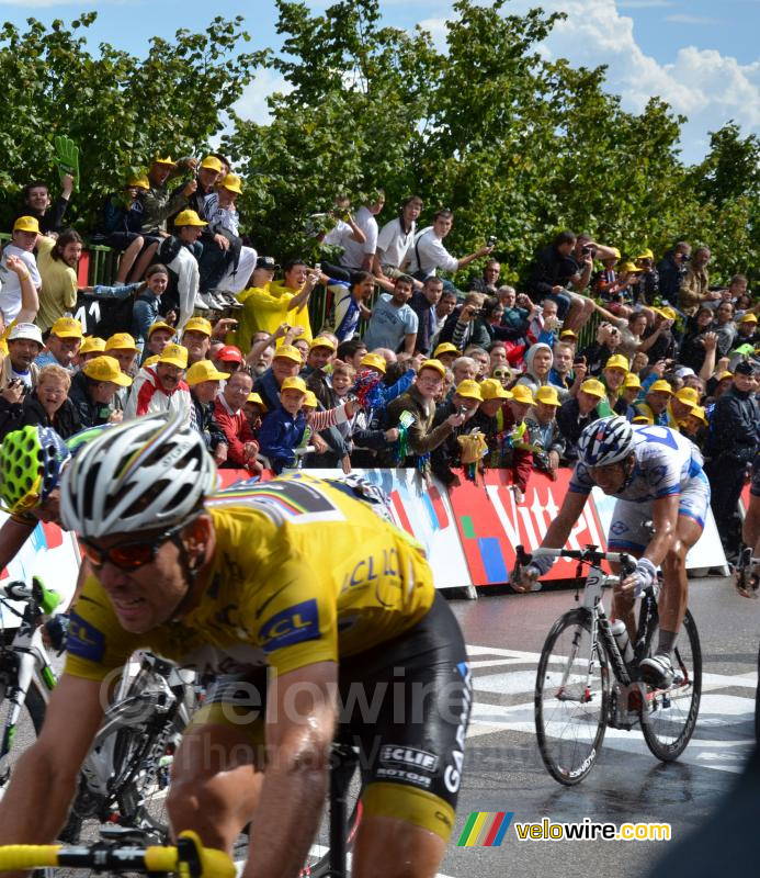 Thor Hushovd, Jos Joaquin Rojas & Arthur Vichot