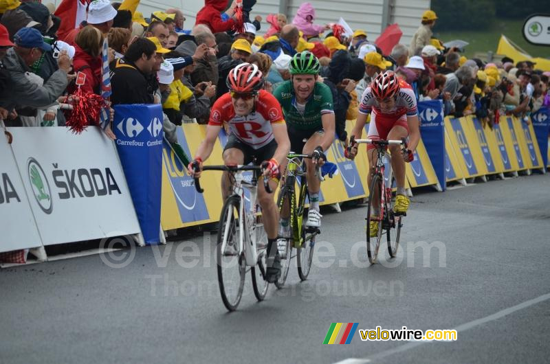 Levi Leipheimer, Thomas Voeckler & Rein Taaramae