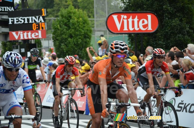 Gorka Verdugo (Euskaltel-Euskadi), Levi Leipheimer & Haimar Zubeldia (Team Radioshack)