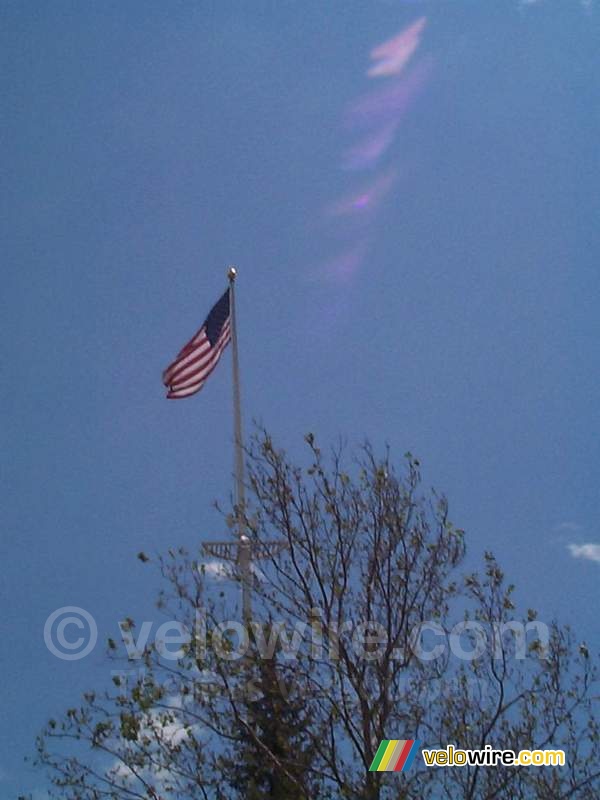 [Boston] - American flag in Concord