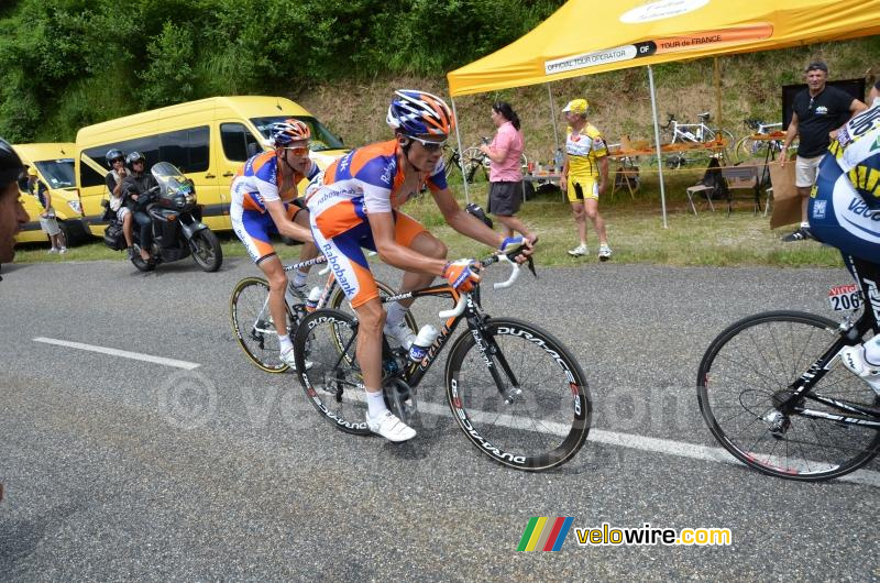 Luis Lon Sanchez & Bauke Mollema (Rabobank)